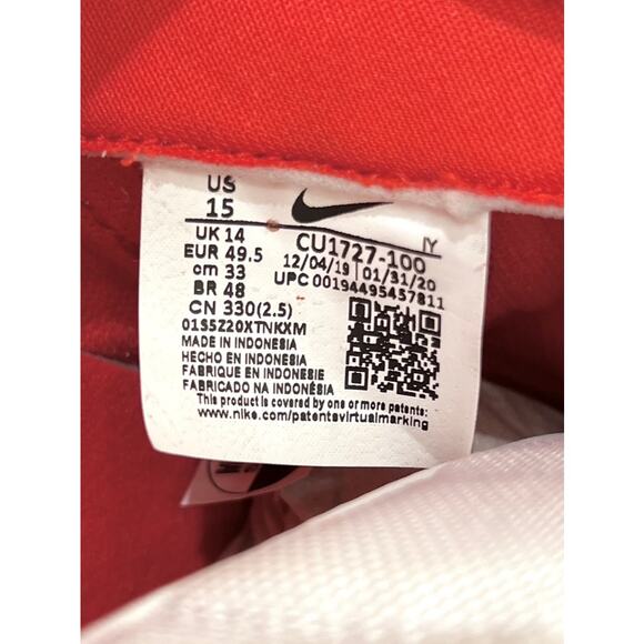 Nike Dunk Low SP St. John's White University Red - UNLV Varsity USC CU1727 100 - Picture 8 of 9